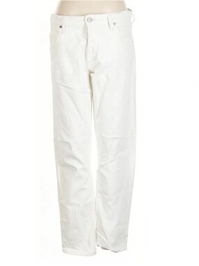Citizens Of Humanity White Cropped Straight Jeans
